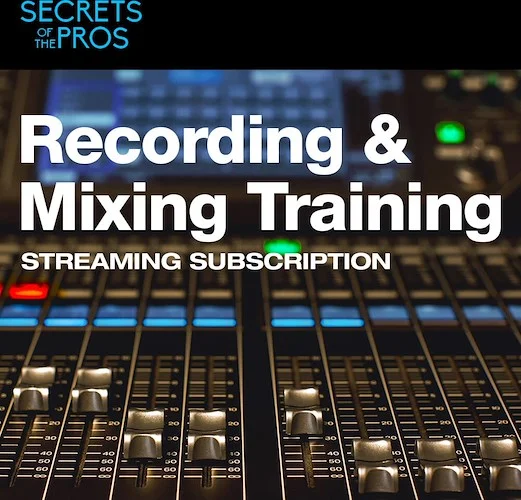 1 Month Subscription (Download)<br>1 month - Recording & Mixing Training