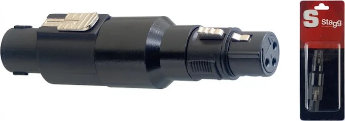 1 x Male speaker plug/ female XLR adapter in blister packaging