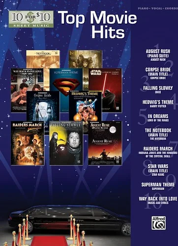 10 for 10 Sheet Music: Top Movie Hits