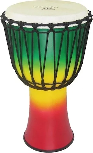 10 inch. Fiberglass Djembe - Rope Tuned