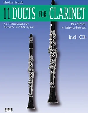11 Duets for Clarinet<br>for 2 Clarinets or Clarinet and Alto Sax