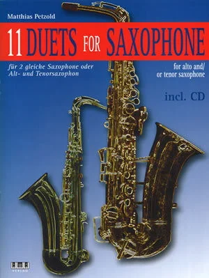11 Duets for Saxophone<br>for Alto and/or Tenor Saxophone
