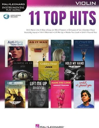 11 Top Hits for Violin - Instrumental Play-Along