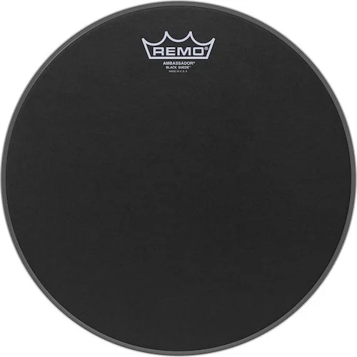 12" Black Suede Ambassador Tom/ Snare Head