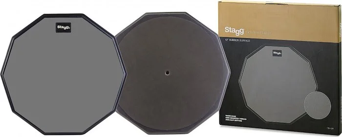 12" desktop practice pad, ten-sided shape