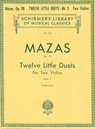 12 Little Duets, Op. 38 - Book 2