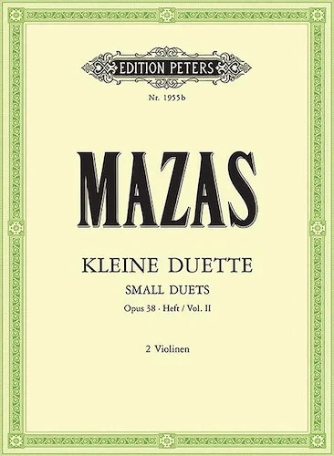 12 Little Duets Op. 38 for 2 Violins, Vol. 2<br>Nos. 7-12 (Set of Parts)