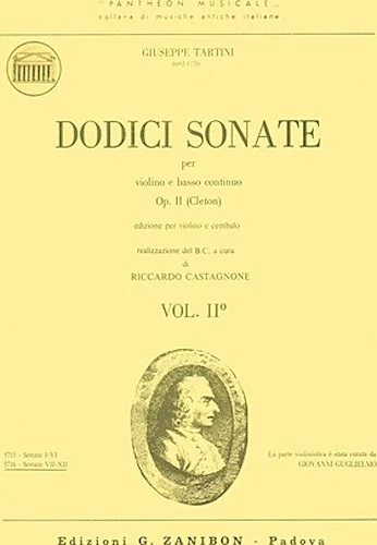 12 Sonatas Op. 2, Vol. 2