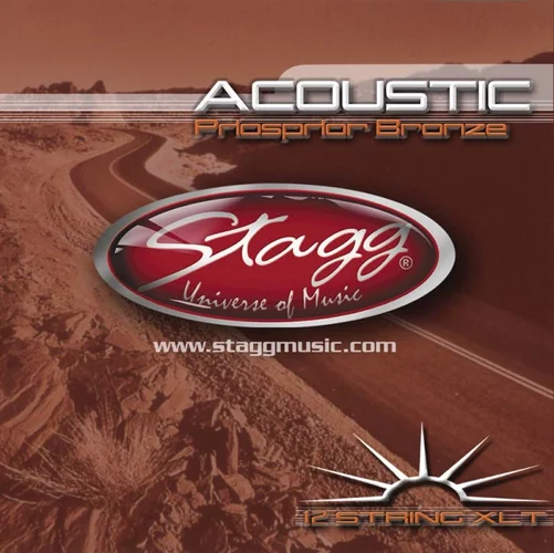 Stagg Extra Light AC-12ST-PH Phosphor Bronze Strings for 12-strings Acoustic Guitar 