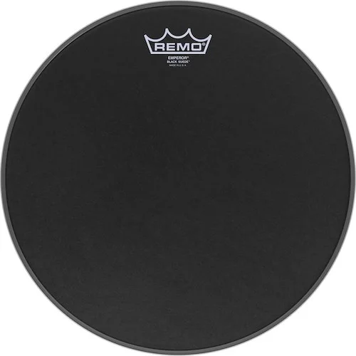 14" Black Suede Emperor Tom/ Snare head