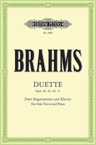 14 Duets for Soprano, Alto and Piano<br>Opp. 20, 61, 66, from Op. 75