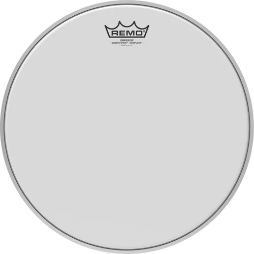 14" Emperor Smooth White "Crimplock" Marching Snare/ Marching Tom Head.