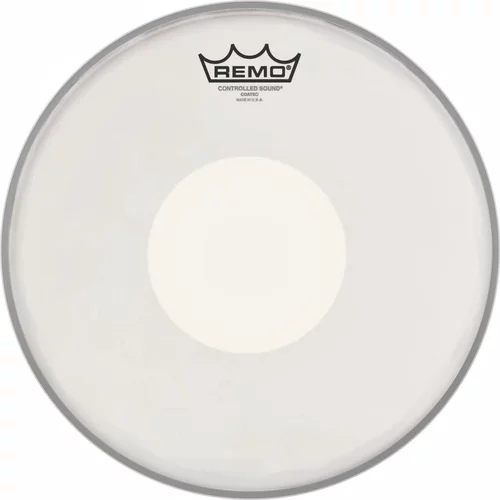 14" CS Coated Snare head with white dot on the bottom.