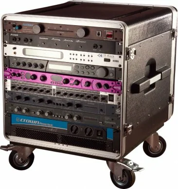 Gator 14U Rack Base w/ casters, for Console Audio Racks