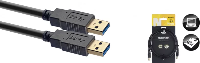 N series USB 3.0 cable, USB A/USB A (m/m), 1.5 m (5')