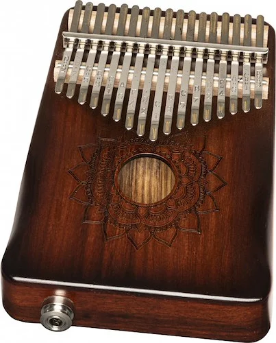 17 notes professional electro-acoustic kalimba