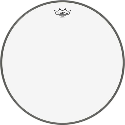 18" Ambassador Clear Bass Drum Head.