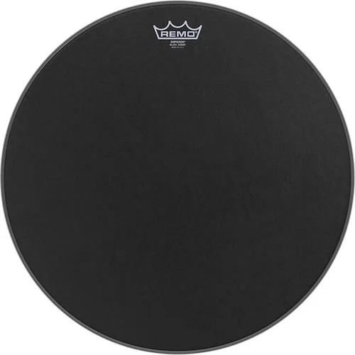 18" Black Suede Emperor Tom/Floortom head