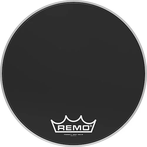 18" Powermax 2 Ebony marching bass drum head