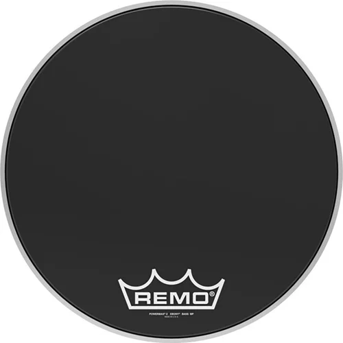 18" Powermax 2 Ebony marching bass drum head