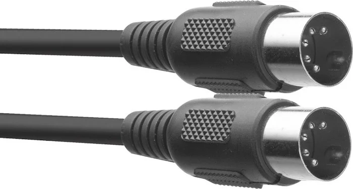 18192MIDI cable, DIN/DIN (m/m), 1 m (3'), plastic connectors