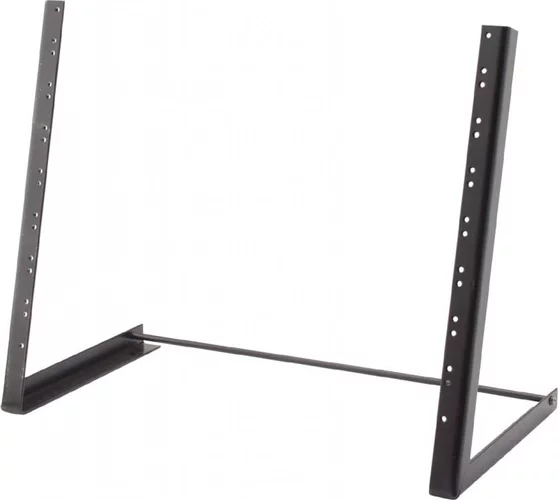 Angled 19"/ 8U rack desktop stand, for audio equipment Image
