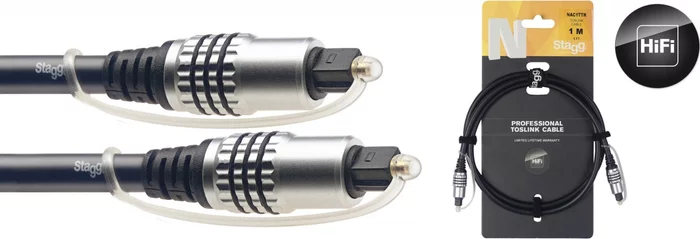 N-series Toslink to Toslink 1-metre audio cable