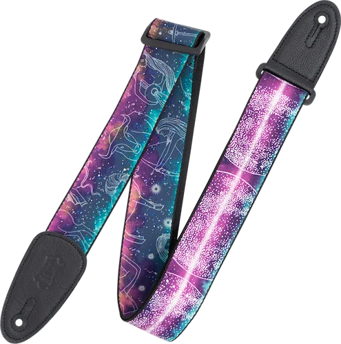 2" Cosmic Poly  Print Guitar Strap