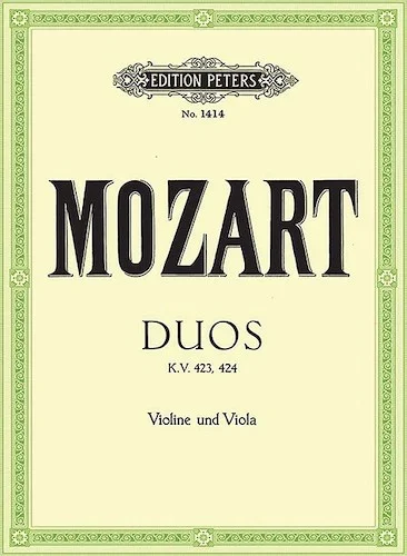 2 Duos for Violin and Viola<br>K423, 424 (Set of Parts)