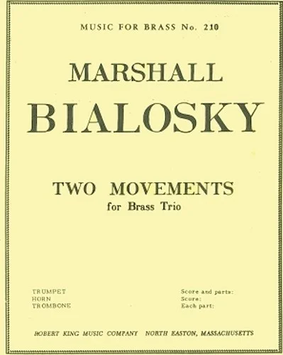 2 Movements (trio - Brass)