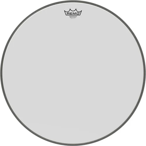 20" Ambassador Smooth White Bass Drum head.