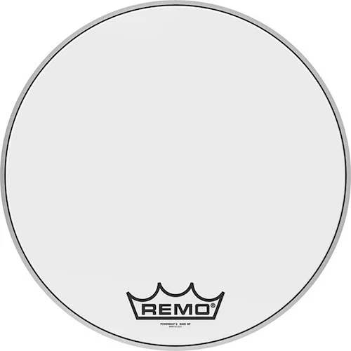 20" Powermax 2 Ultra White marching bass drum head