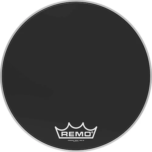 20" Powermax Ebony Marching Bass Drumhead