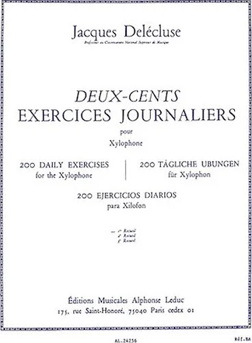 200 Daily Exercises - Vol. 1 (xylophone)