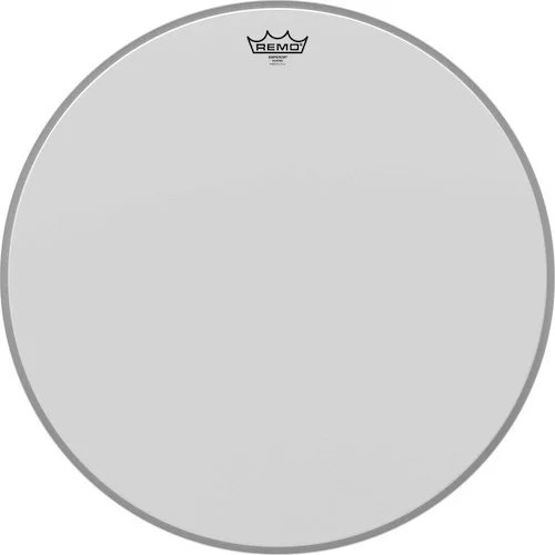 22" Emperor Smooth White bass drum head.