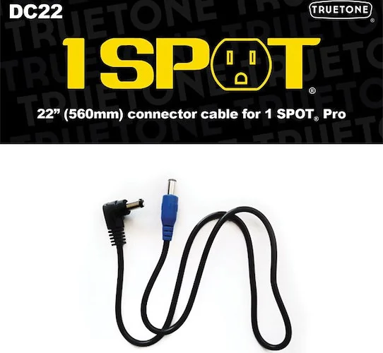 22" MALE RTANGLE TO STR CBL