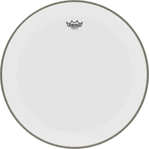 Powerstroke® P3 Smooth White™ No Stripe, Bass Drumhead, 22"