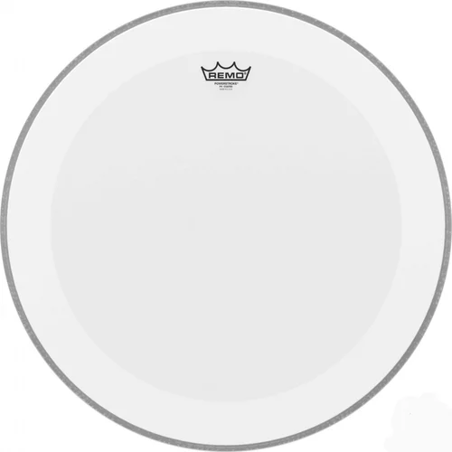 22" Powerstroke 4 Coated Bass Drum head with double layer and clear dot