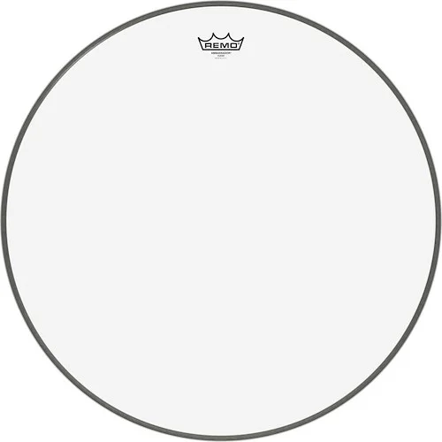 24" Ambassador Clear Bass Drum Head.