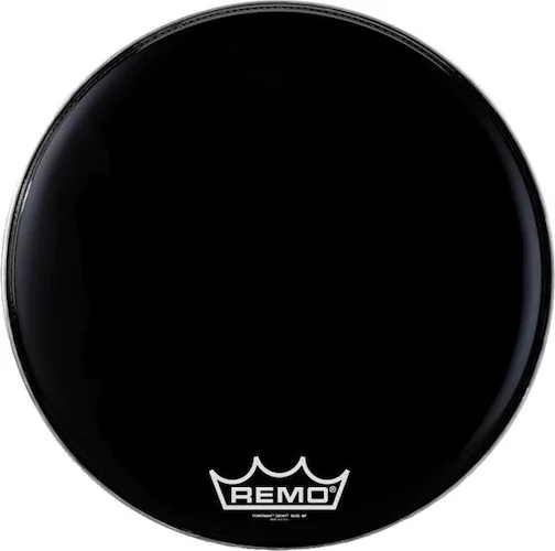 24" Powermax 2 Ebony marching bass drum head