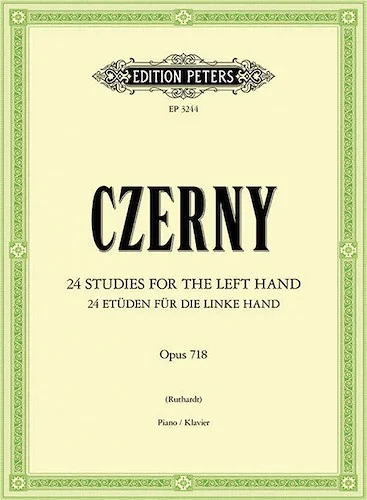 24 Studies for the Left Hand Op. 718<br>