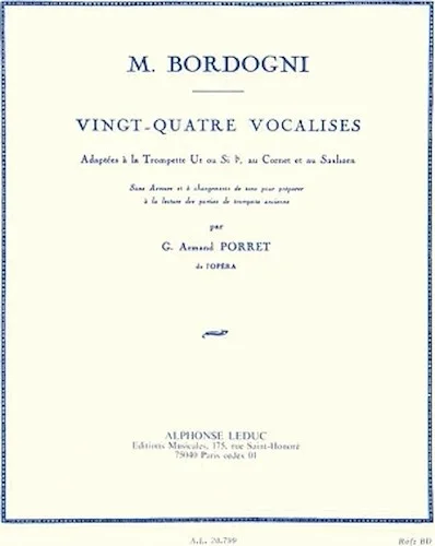 24 Vocalises - Adapted for Trumpet