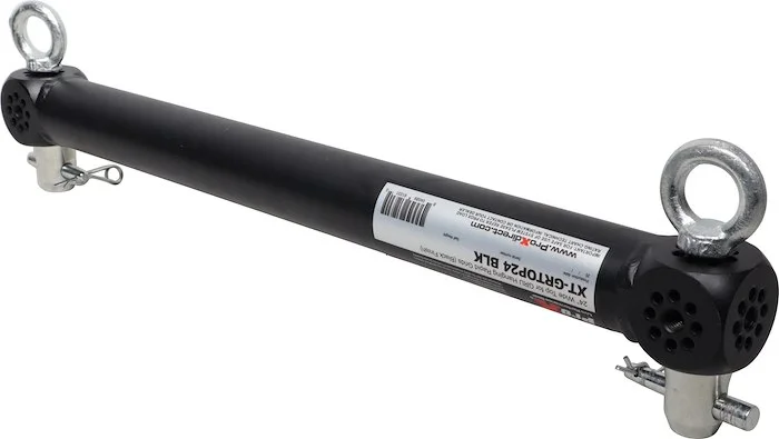 24" Width Module Top Bar for ProX XT-GRU Rapid Grid Modular System | Black Finish