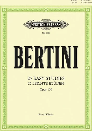 25 Easy Studies without Octaves Op. 100<br>