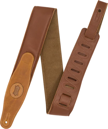 2.5" Padded Garment Leather Guitar Strap