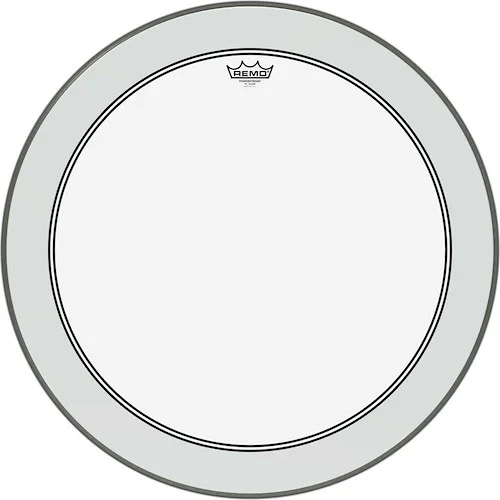 26" Powerstroke 3 Ambassador clear bass drum head