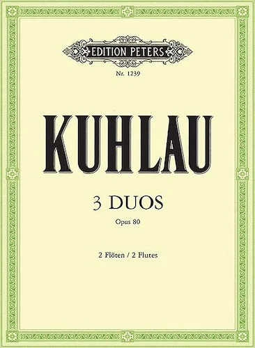 3 Duos for Flutes Op. 80<br>