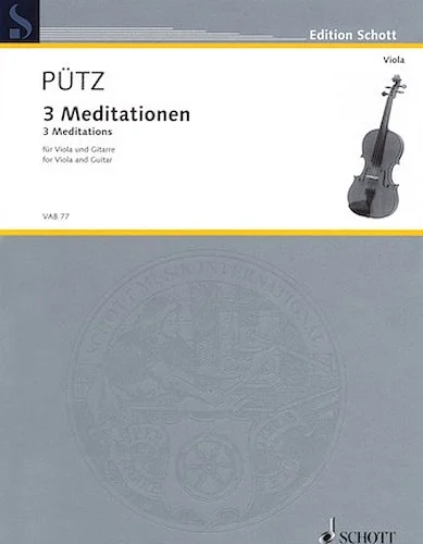 3 Meditations - Viola and Guitar