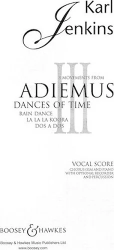 3 Movements from Adiemus III - Dances of Time