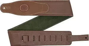 3" Padded Garment Leather Guitar Strap